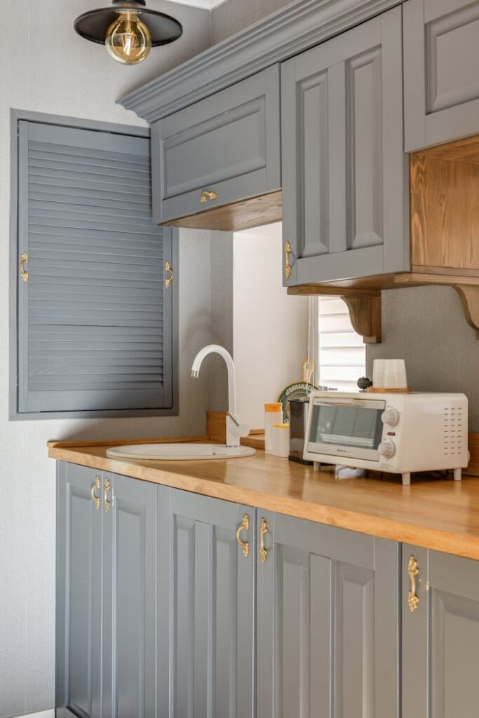 Gray Cabinets in the Kitchen